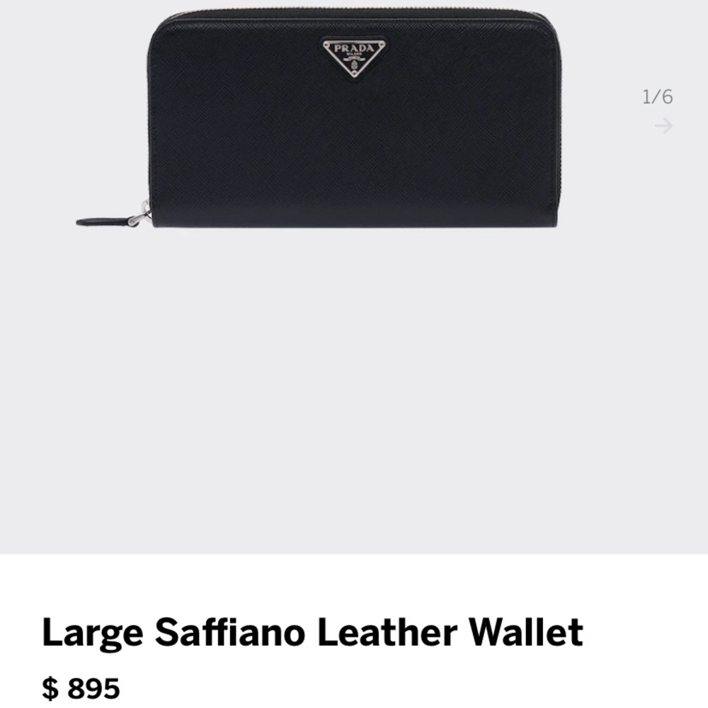 Authentic Prada Wallet